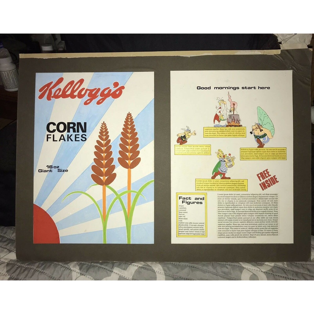 Kellogg’s Vintage Hand Painted Advertisement
